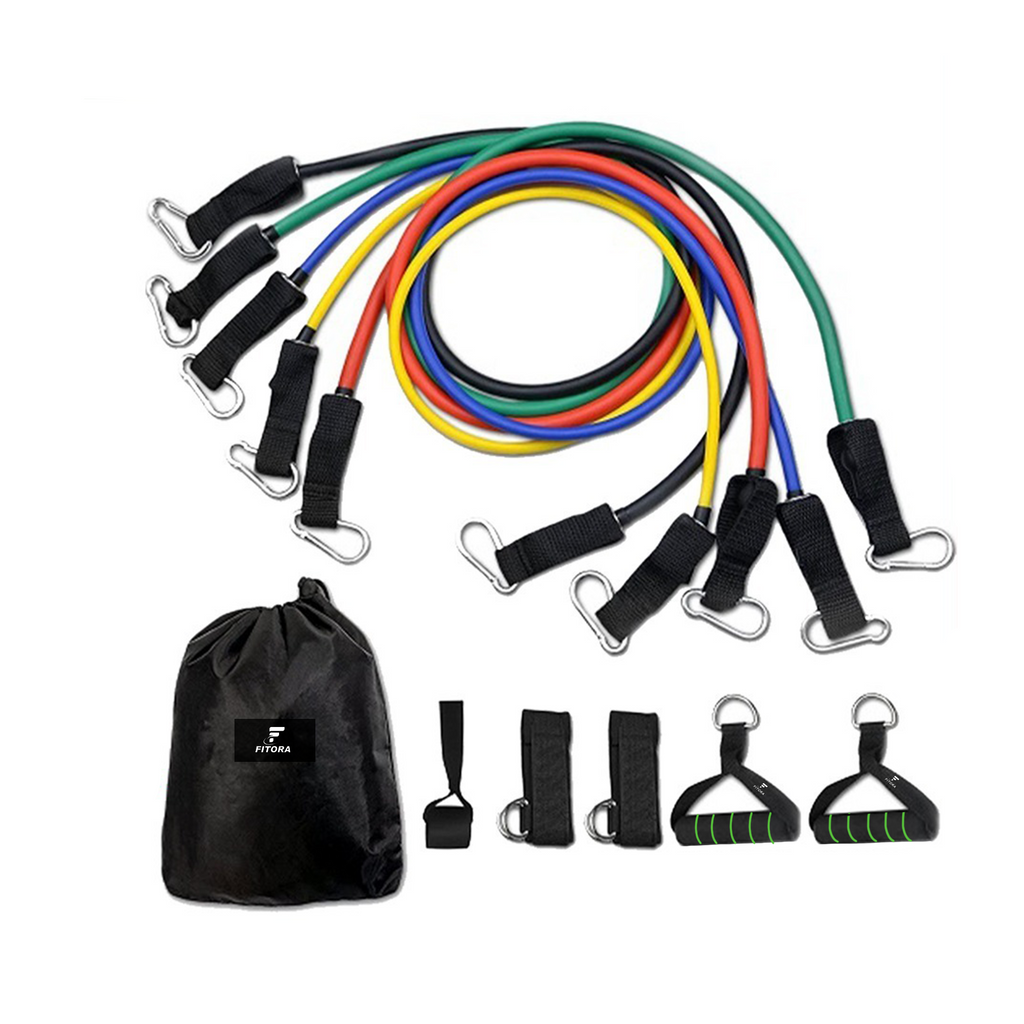 Bandes de Résistance FITORA – Kit d’Entraînement Maison (5 Niveaux)